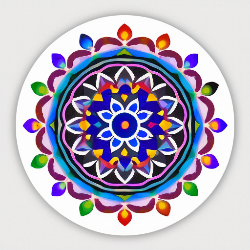 Generar e imprime mandalas, para colorear