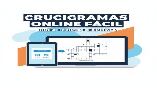 Crear Crucigramas Online | Generador y Exportador Facil
